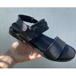 Arche damesandal med meget blde sler, Makbow - sort