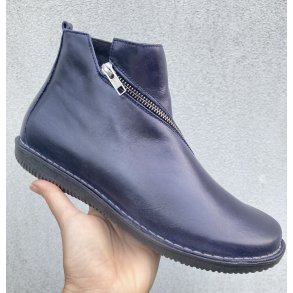 LBDK lav damestvle med asymmetrisk lynls, ekstra vidde, Madison - bl