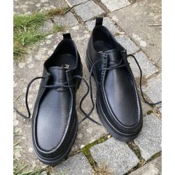 Playboy Footwear herresko med kraftige s�ler, Alain - sort