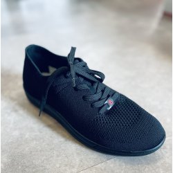 Berkemann striksko til sarte fod, velegnet til indlg, Allegra - sort