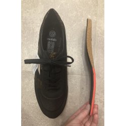 Mephisto Mobils snresko med stretch, velegnet til indlg, Dalilha - Sort