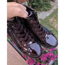 Ara kort damestvle, almindelig bredde, velegnet til indlg, Rom 24499 - amarone lak