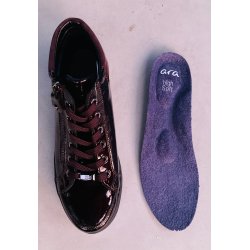 Ara kort damestvle, almindelig bredde, velegnet til indlg, Rom 24499 - amarone lak