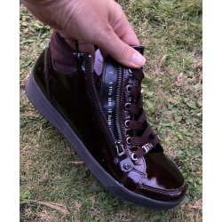 Ara kort damestvle, almindelig bredde, velegnet til indlg, Rom 24499 - amarone lak