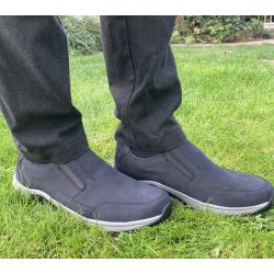 Rolling Soft let gngesko uden snrebnd, herre,  8000.20 - bl olieret skind