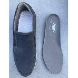 Rolling Soft let gngesko uden snrebnd, herre,  8000.20 - bl olieret skind