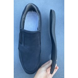 Rolling Soft let gngesko uden snrebnd, herre,  8000.20 - bl olieret skind