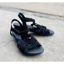 Arche damesandal Aurine - sort nubuck