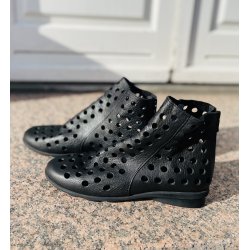 Arche kort sommerstvle i bldt skind, Dato - sort