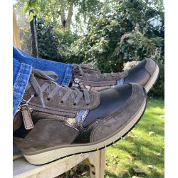 Gabor stvle med ekstra vidde (K) og udtagelige indlg 56708 - grbrun