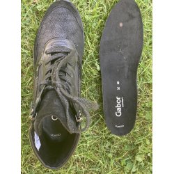 Gabor st�vle med ekstra vidde (K) og udtagelige indl�g 56708 - sort