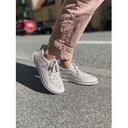 Hello Comfort strikkede sko, velegnet til indl�g med meget bl�de s�ler - lys