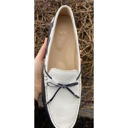 Ara Hight soft hyttesko med skindfor 19212 Alabama- bl/hvid