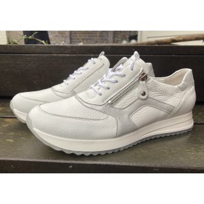 Waldlufer snresko i bldt hjorteskind, velegnet til indlg, Vicky - hvid