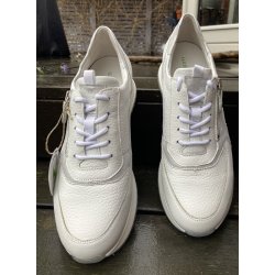 Waldlufer snresko i bldt hjorteskind, velegnet til indlg, Vicky - hvid