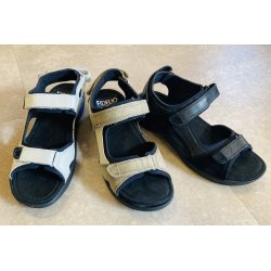  Fidelio sandal, almindelig bredde, velegnet til indl�g, Gini 445007 -  hvid