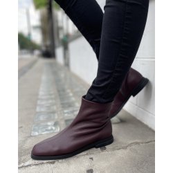 Arche damestvle til den smallere fod Paraya - mrk bordeaux