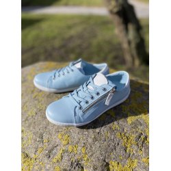 Charlotte of Sweden bl�d skindsneaker 0343675, velegnet til indl�g - lysebl�