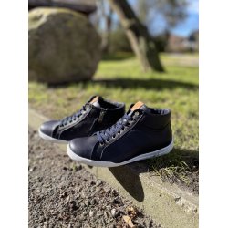 Charlotte of Sweden sporty st�vlet i det bl�deste skind 0343674 - m�rkebl�