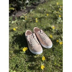 Charlotte of Sweden sn�resko i bl�dt skind 0341086 - sand