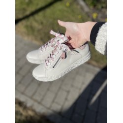 Hartjes Phil damesko, velegnet til indl�g - lys med m�nstrede sn�reb�nd