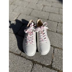 Hartjes Phil damesko, velegnet til indl�g - lys med m�nstrede sn�reb�nd