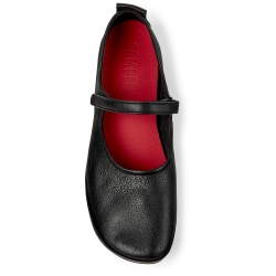 Camper Right Nina, remsko i bl�dt skind, velegnet til indl�g - sort