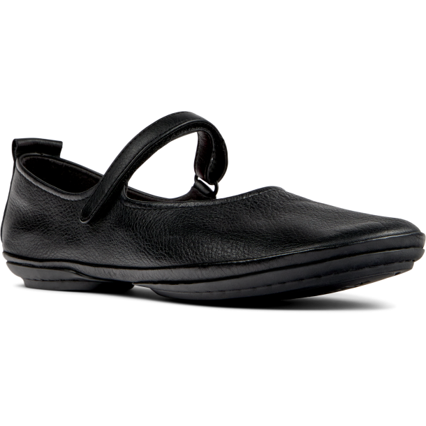 Camper Right Nina, remsko i bl�dt skind, velegnet til indl�g - sort