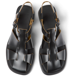 Camper Dana damesandal med lukket t� - sort