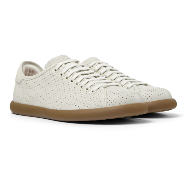 Camper Pelotas Soller, luftig og let damesko - ivory