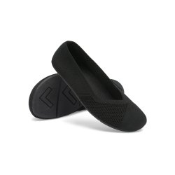 Xero lille fodformet ballerina, Phoenix - sort