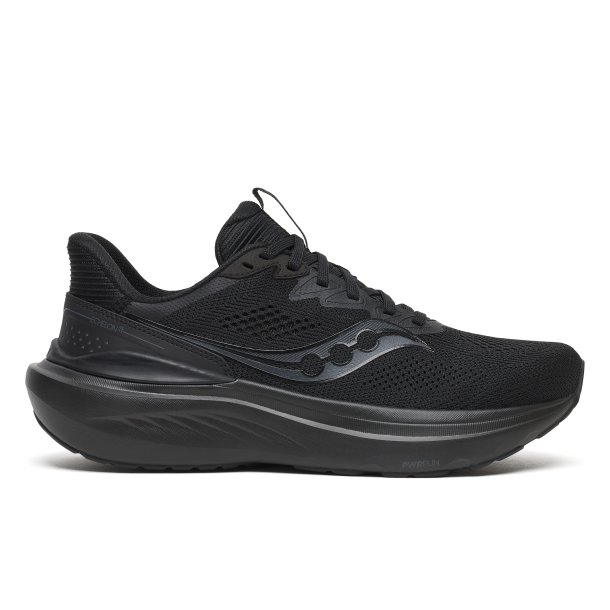 Saucony Echelon sko med ekstra vidde, let g�ngefunktion og velegnet til indl�g - sort