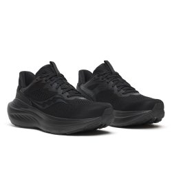 Saucony Echelon sko med ekstra vidde, let g�ngefunktion og velegnet til indl�g - sort