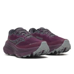 Saucony travesko med bl�de s�ler og let g�nge samt Goretex, Guide TR GTX - Eggplant