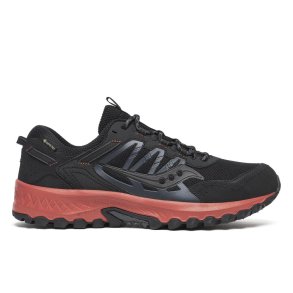 Saucony travesko med god sttte, Goretex, udtagelige indlg Grid Peak - sort