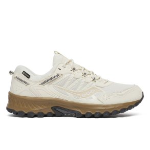 Saucony travesko med god sttte, Goretex, udtagelige indlg Grid Peak - ivory