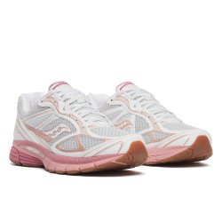 Saucony Guide 7 l�besko velegnet til velegnet til indl�g - hvid med rosa