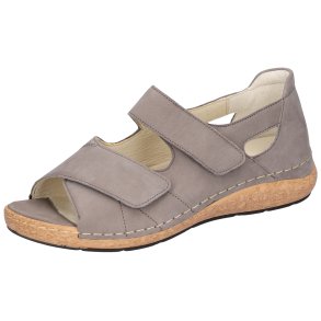 Waldlufer bagkappesandal med ekstra, ekstra vidde (K) og velegnet til indlg, Heliett - gr