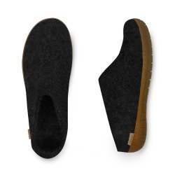 Glerups  - Slippers - charcoal rubber