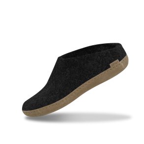 Glerups slipper med bld sl - Charcoal