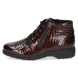 Caprice damestvle i krokolak med ekstra vidde og udtagelige indlg 25152 - bordeaux