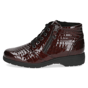 Caprice damestvle i krokolak med ekstra vidde og udtagelige indlg 25152 - bordeaux