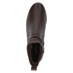 Caprice stvle i bldt skind med ekstra vidde, 25358 - brun