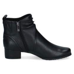 Caprice st�vle i bl�dt skind med ekstra vidde, 25358 - sort