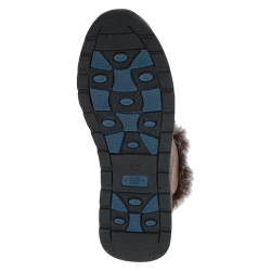 Caprice vinterstvle med let kilehl 26411, velegnet til indlg - taupe