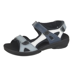 Fidelio Sandal almindelig bredde, velegnet til indl�g 445007 - bl� kombination