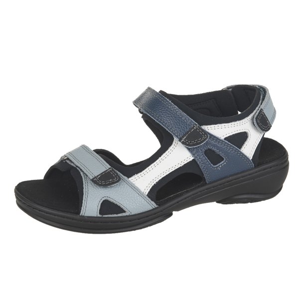Fidelio Sandal almindelig bredde, velegnet til indl�g 445007 - bl� kombination