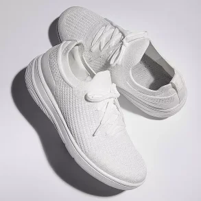 Fit flop let damesneaker Slip in - hvid