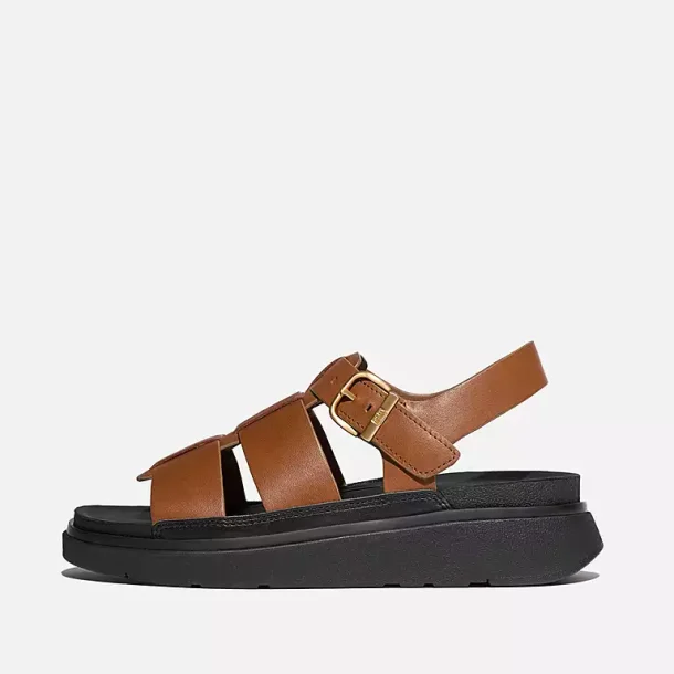 Fit Flop sandal med stdabsorbering og god mod hlirritationer, Fishermen - brun