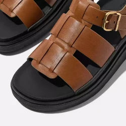 Fit Flop sandal med stdabsorbering og god mod hlspore, Fishermen - brun